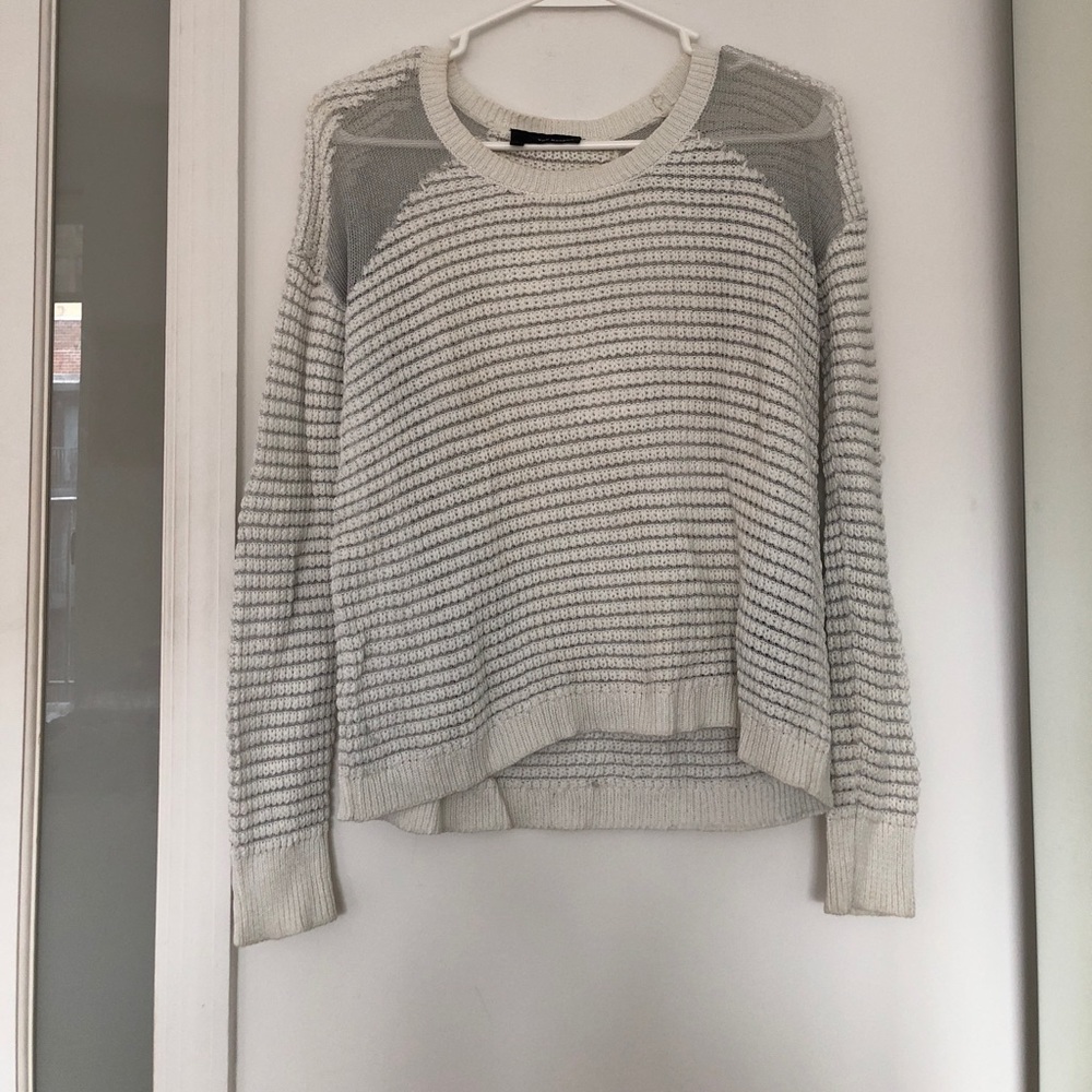 Knit see through sweater